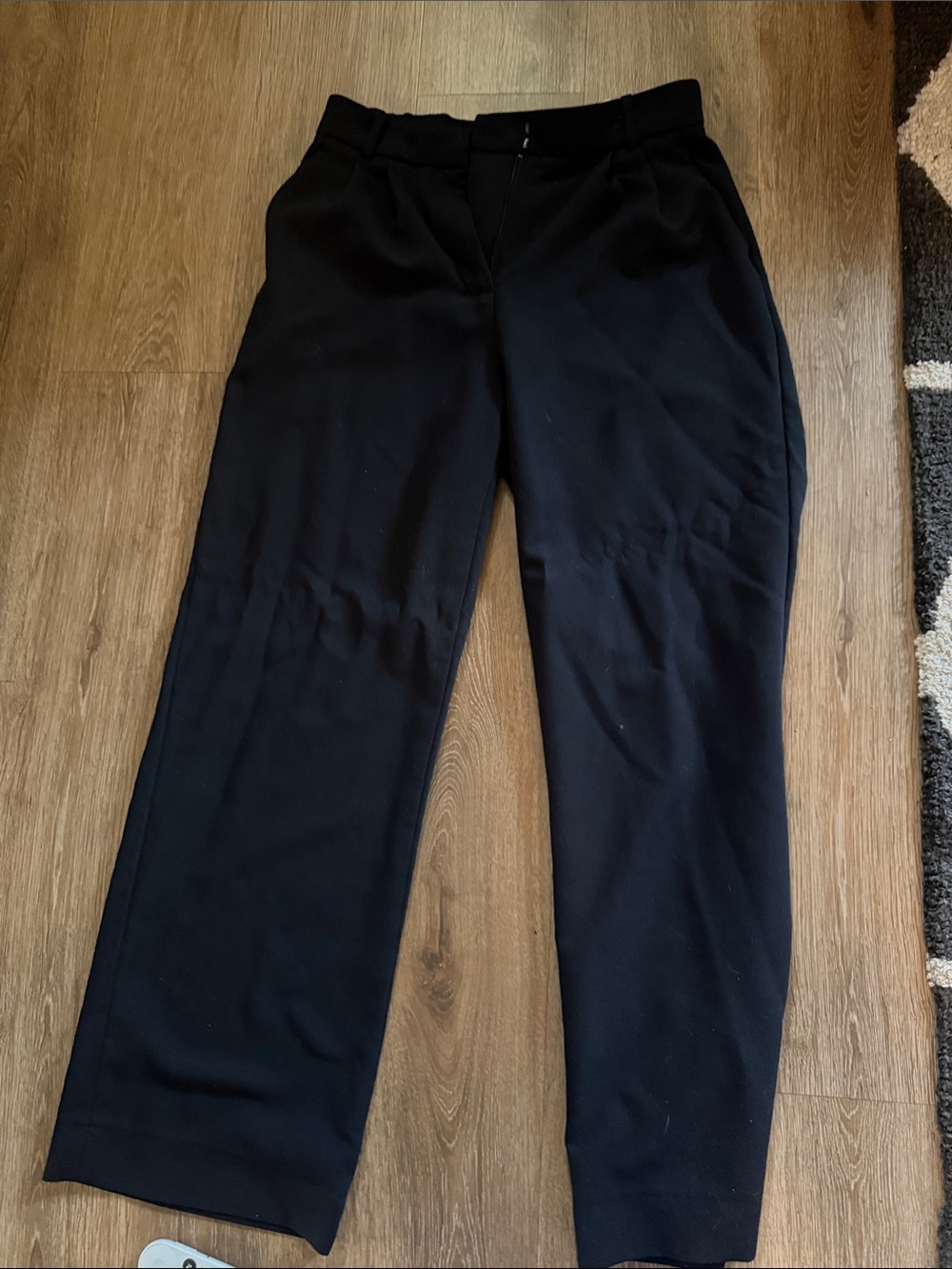 Abercrombie Classic Black Straight-Leg Pants